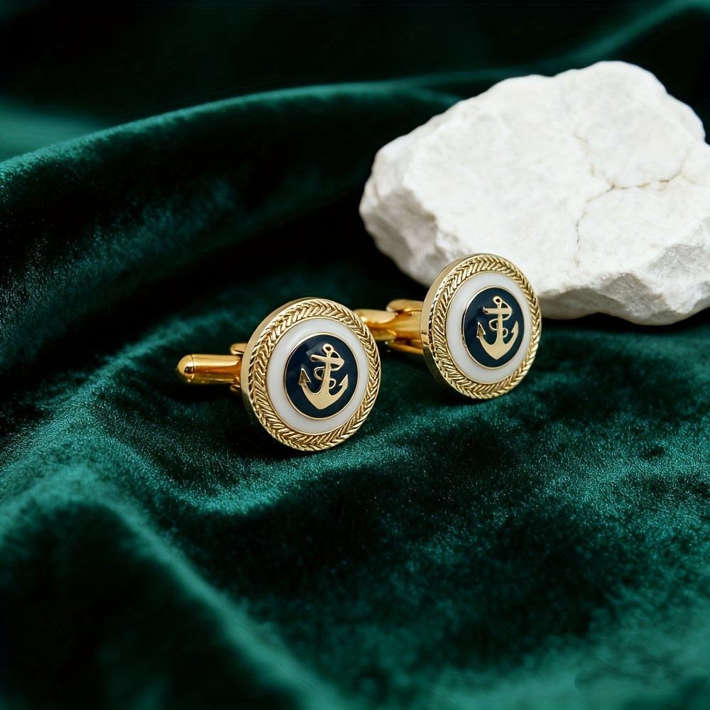 Boutons de manchette nautiques pour hommes - image 4
