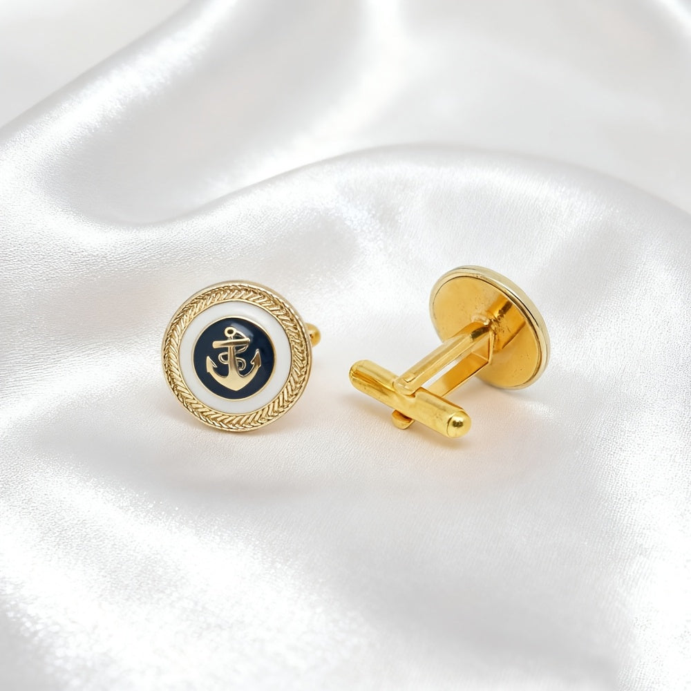 Boutons de manchette nautiques pour hommes - image 5