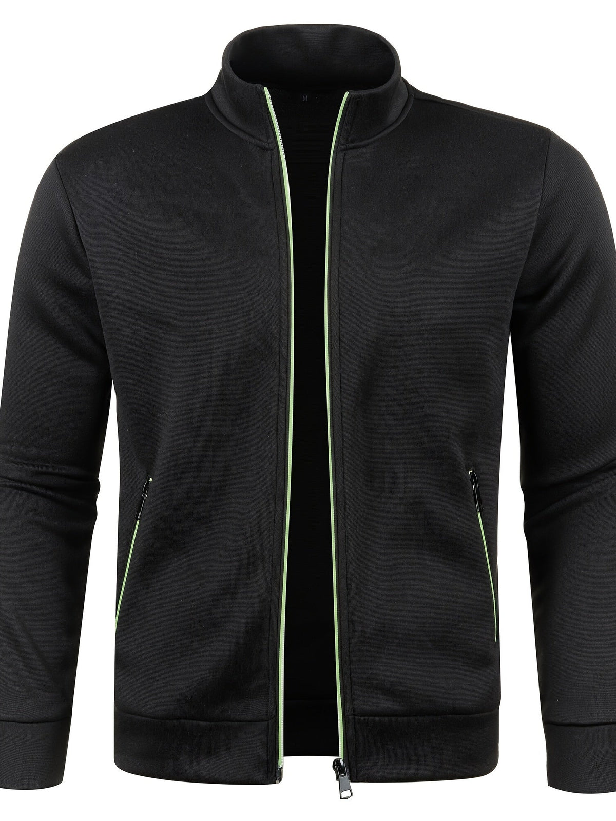 Cardigan en maille zippé - Noir