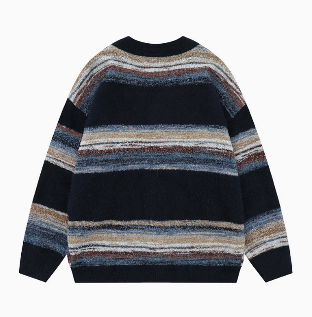 Cardigan Homme Avec Rayures - image 2