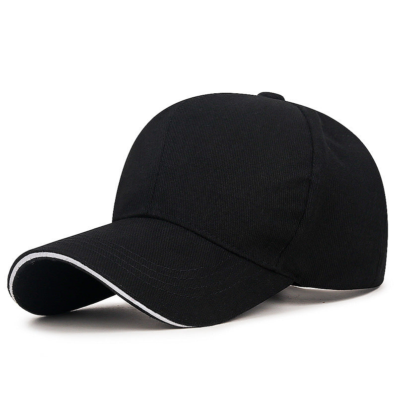 Casquette homme à visière courbée - Noir