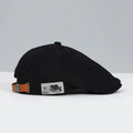 Casquette Plate Ajustable pour Hommes - Noir