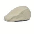 Casquette plate homme unie - Beige