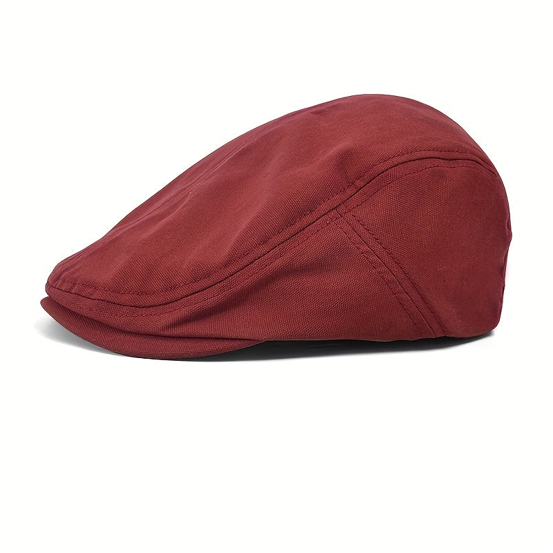 Casquette plate homme unie - Bourgogne