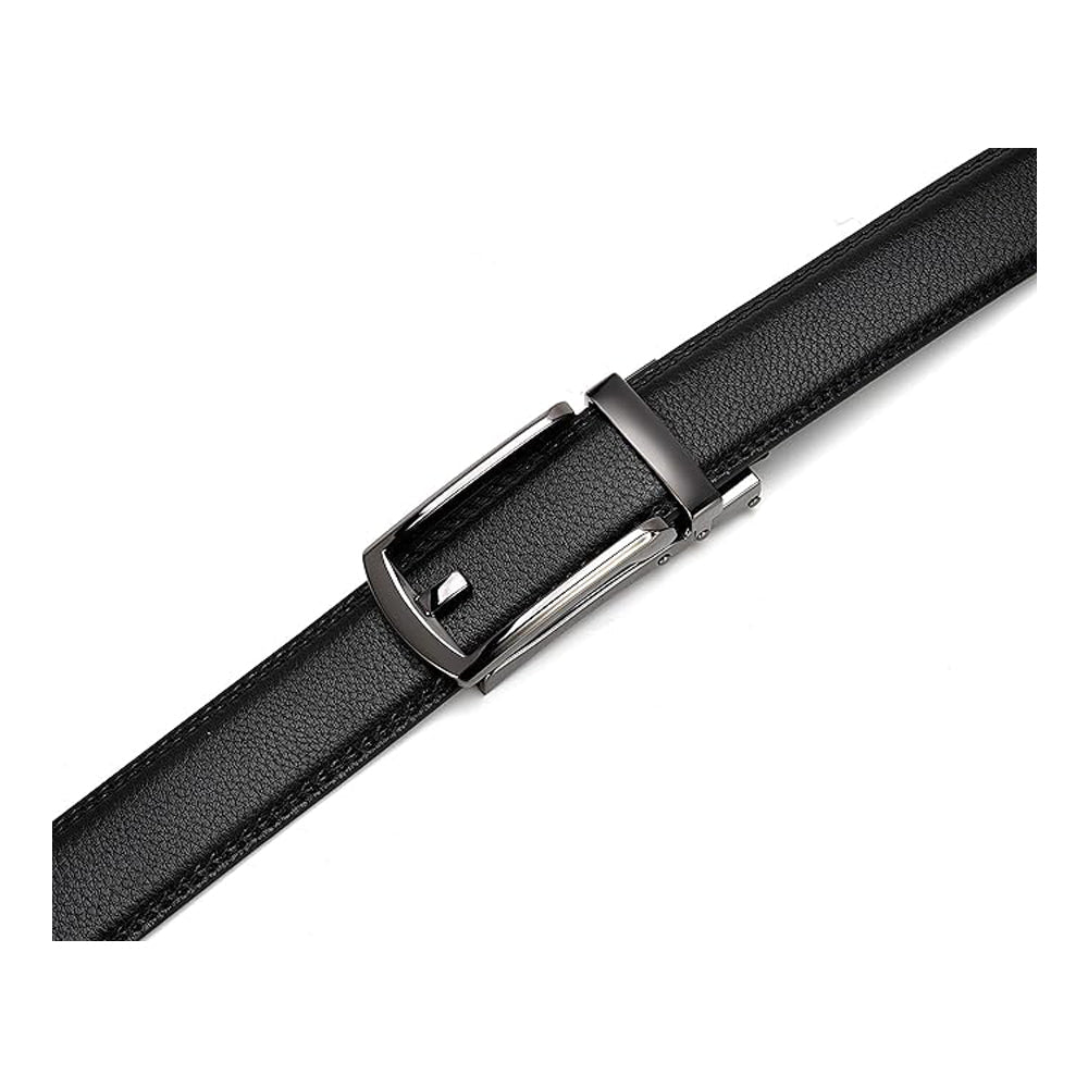 Ceinture en cuir à cliquet pour homme avec fermeture à pression – Style ajustable décontracté et formel - image 8