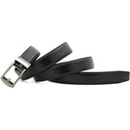 Ceinture en cuir à cliquet pour homme avec fermeture à pression – Style ajustable décontracté et formel - image 9