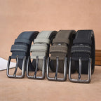 Ceinture en daim pour homme avec boucle ardillon – Style décontracté et professionnel résistant - image 1
