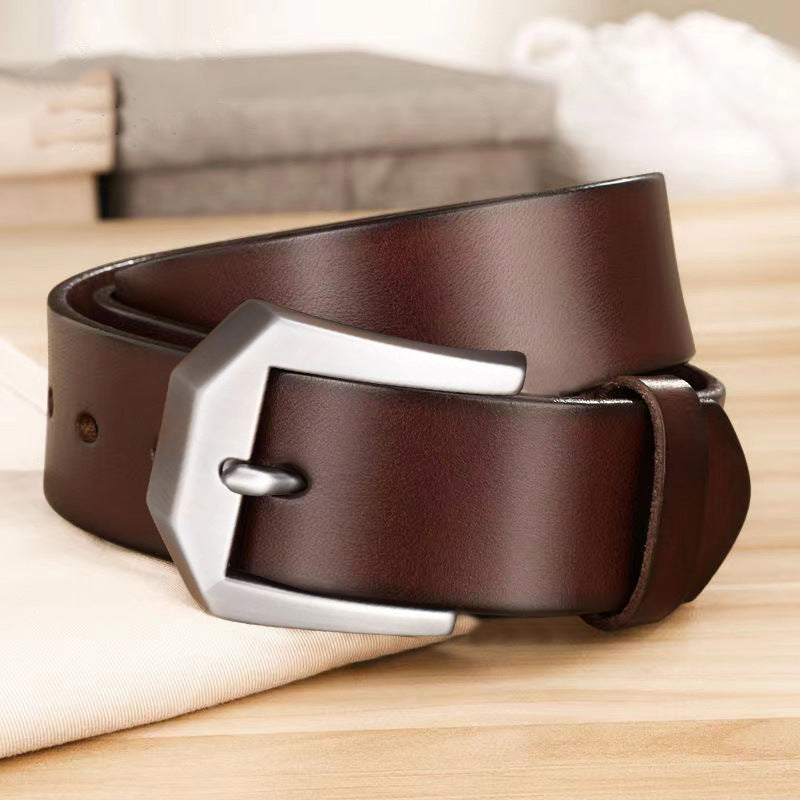 Ceinture en denim polyvalente décontractée et business pour homme – Accessoire élégant du quotidien - image 2