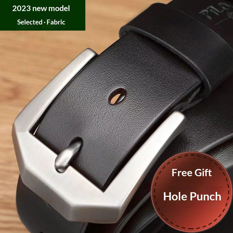 Ceinture en denim polyvalente décontractée et business pour homme – Accessoire élégant du quotidien - image 7