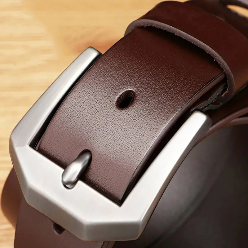 Ceinture en denim polyvalente décontractée et business pour homme – Accessoire élégant du quotidien - image 8