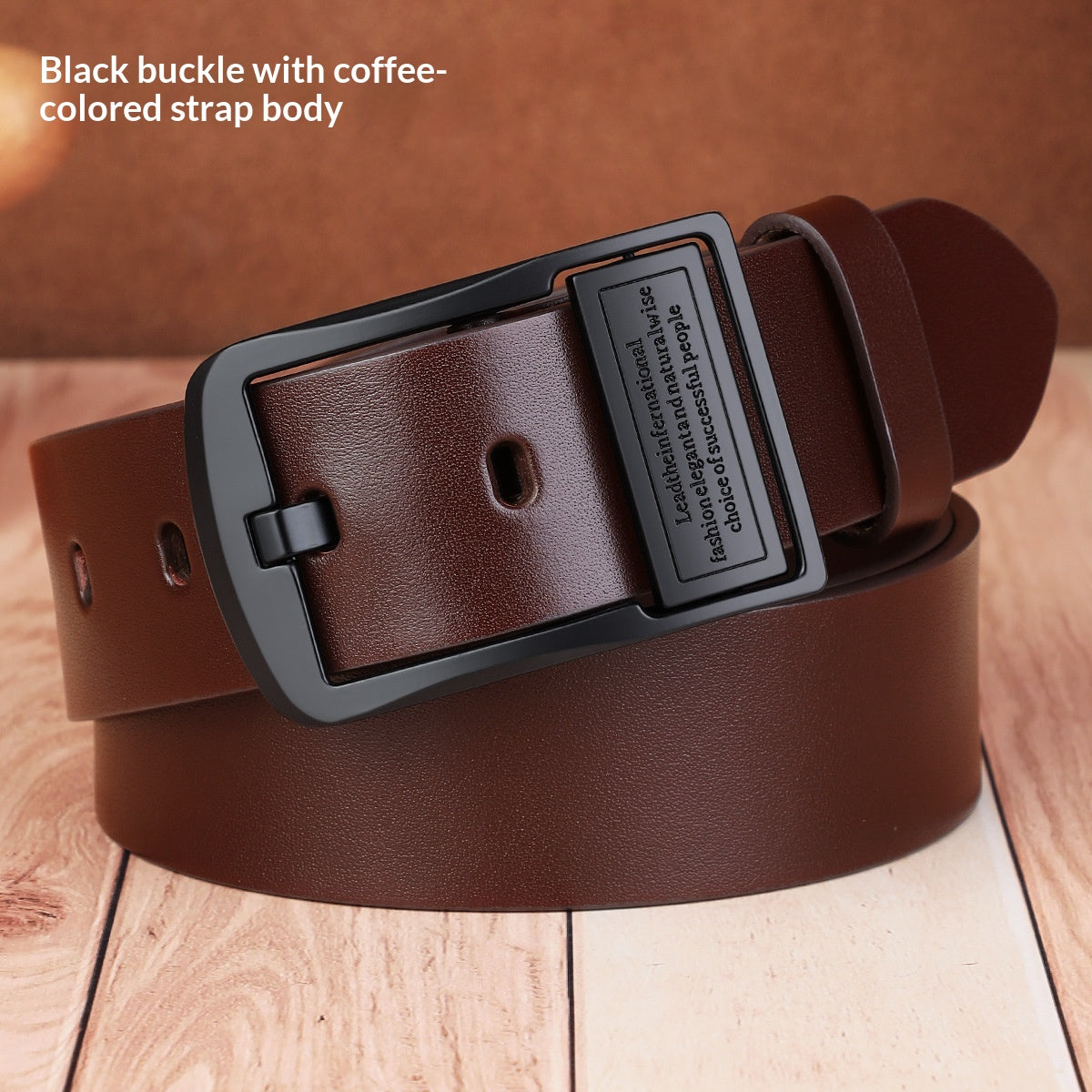 Ceinture en denim polyvalente décontractée et business pour homme – Accessoire élégant du quotidien - image 12