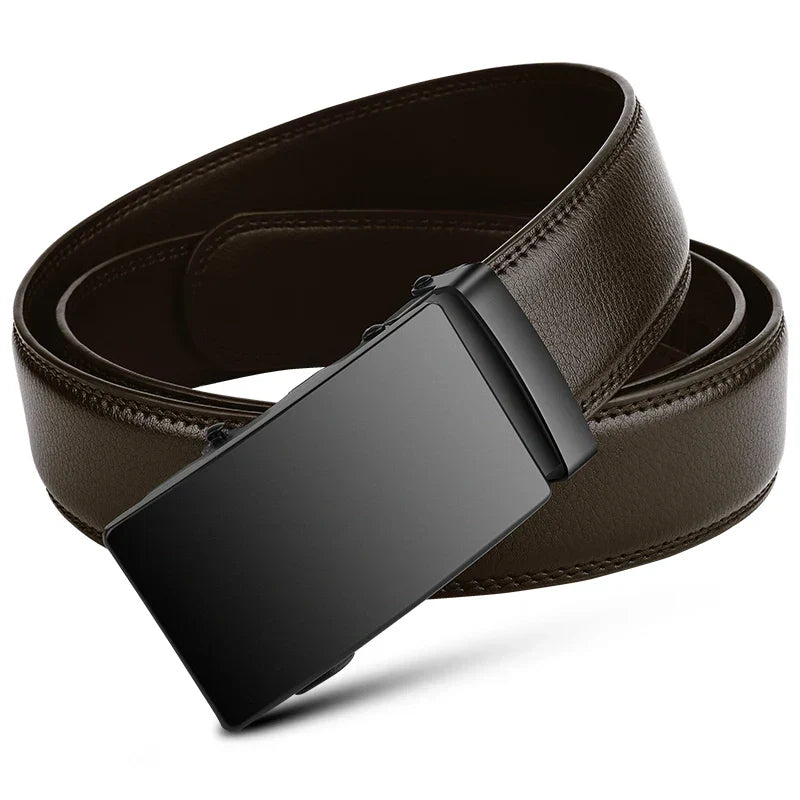 Ceinture Homme Premium en Cuir PU – Sangle de Luxe à Boucle Automatique - image 3