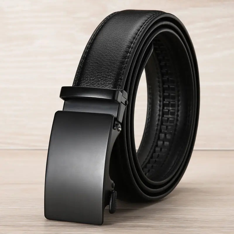 Ceinture Homme Premium en Cuir PU – Sangle de Luxe à Boucle Automatique - image 5