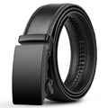 Ceinture noire à boucle automatique sans trous - image 1