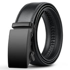 Ceinture noire à boucle automatique sans trous - image 1