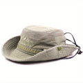 Chapeau de randonnée homme à large bord - Kaki