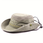 Chapeau de randonnée homme à large bord - Kaki