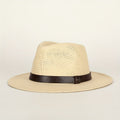 Chapeau fedora homme à large bord - Beige