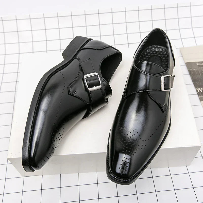 Chaussures de ville pour hommes avec boucle - image 3