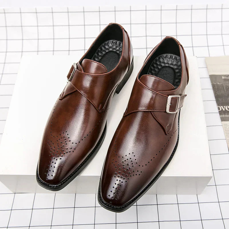 Chaussures de ville pour hommes avec boucle - image 4