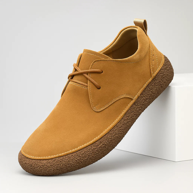 Chaussures en Daim Bristol – Confort Quotidien en Daim Premium - Brun