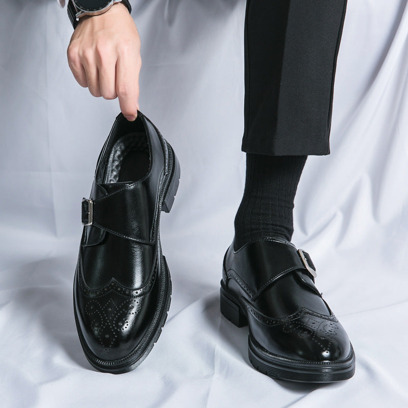 Chaussures habillées homme à boucle - image 5