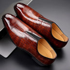 Chaussures habillées homme effet croco - image 5