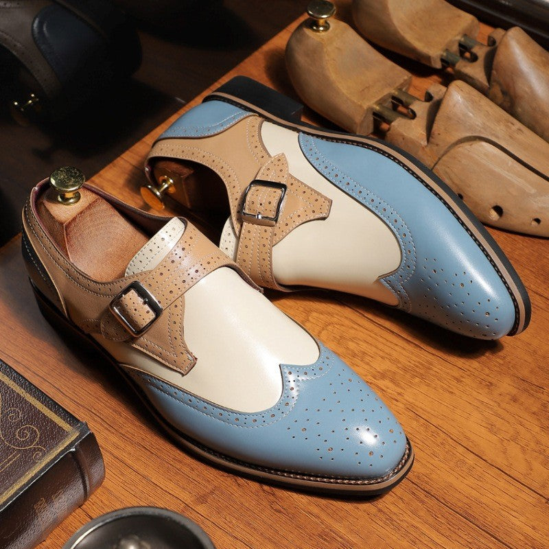 Chaussures homme à boucle - image 7