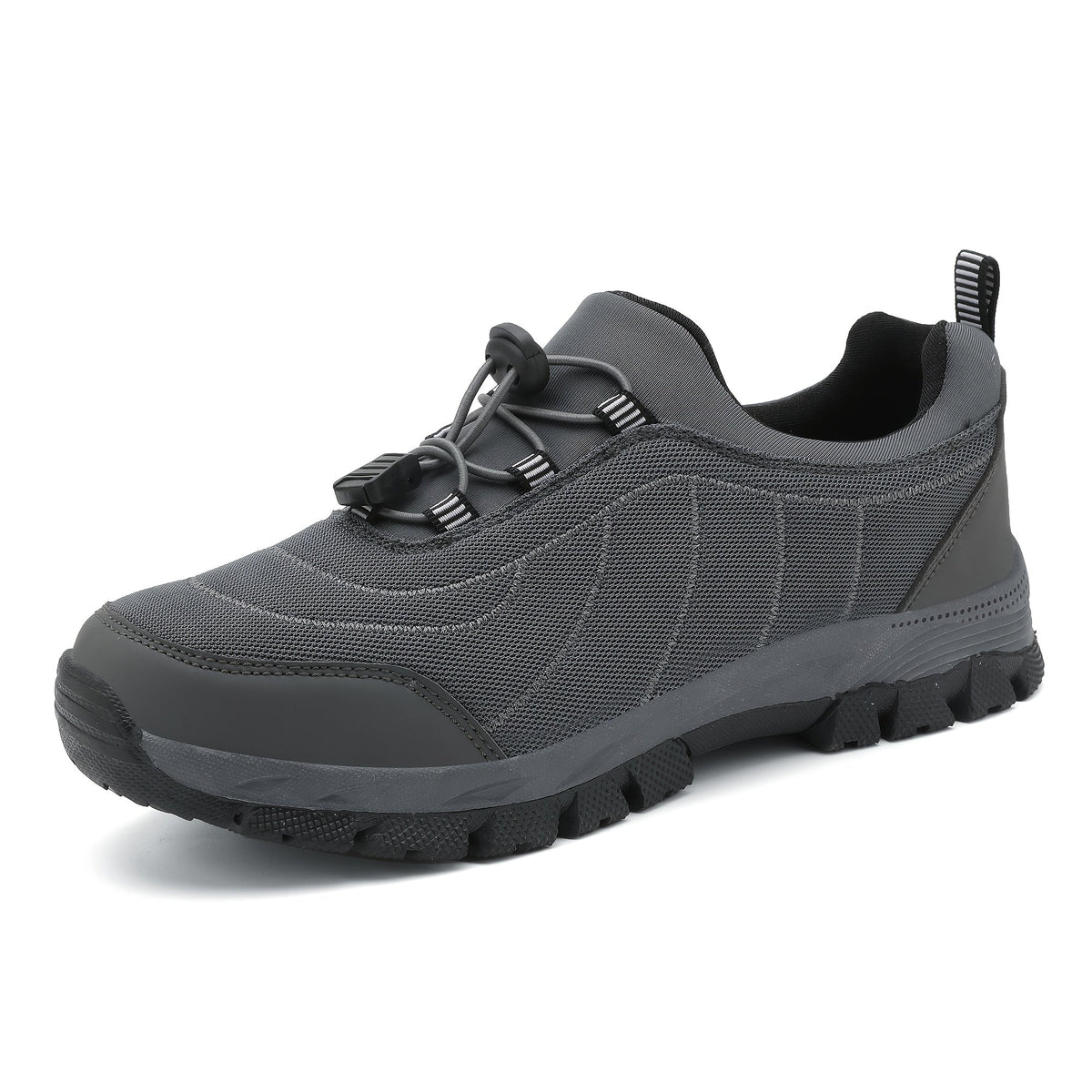 Chaussures homme à enfiler crantées - Gris