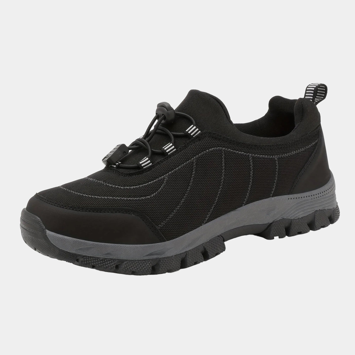 Chaussures homme à enfiler crantées - Noir pur