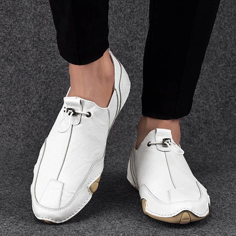 Chaussures homme à enfiler élastiquées - Blanc
