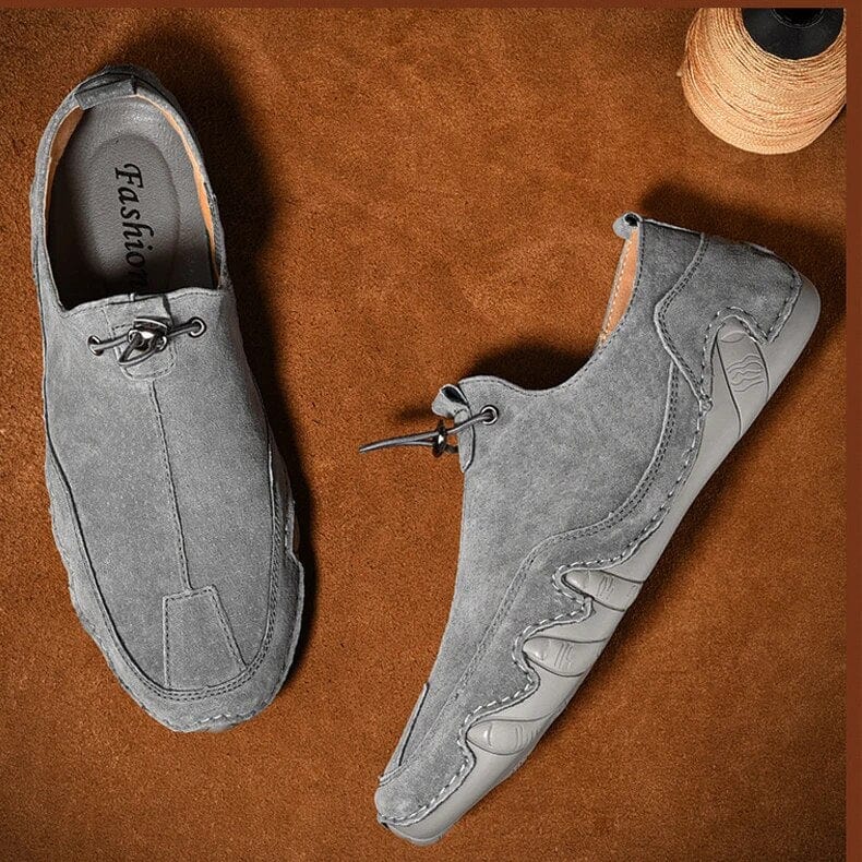 Chaussures homme à enfiler élastiquées - Gris