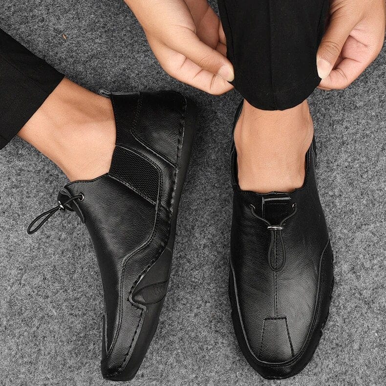 Chaussures homme à enfiler élastiquées - Noir