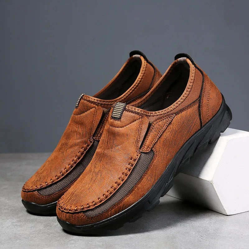 Chaussures homme à enfiler - Marron