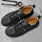 Chaussures homme à lacets bande élastique - image 5