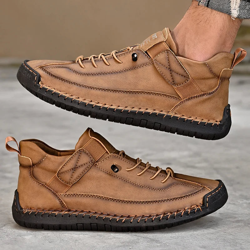 Chaussures homme à lacets bande élastique - image 6