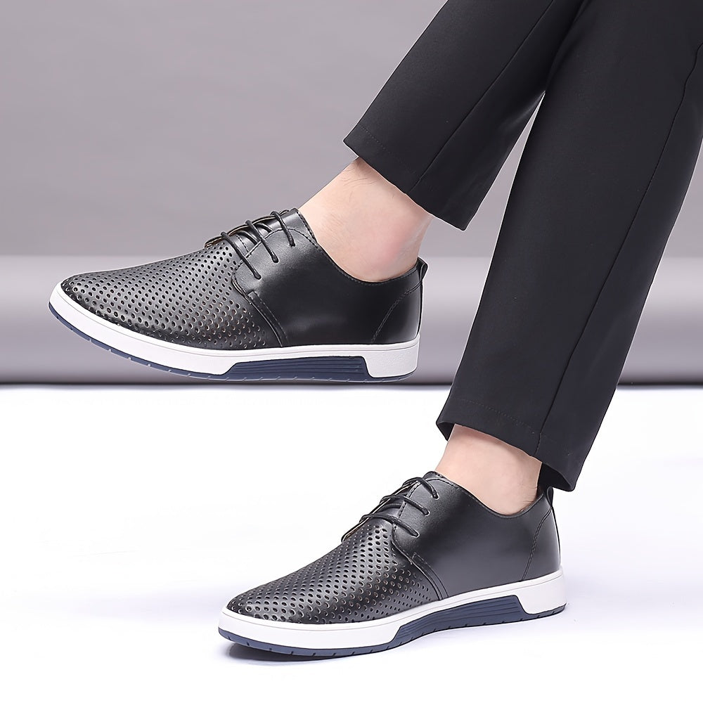 Chaussures homme à lacets perforées - image 8