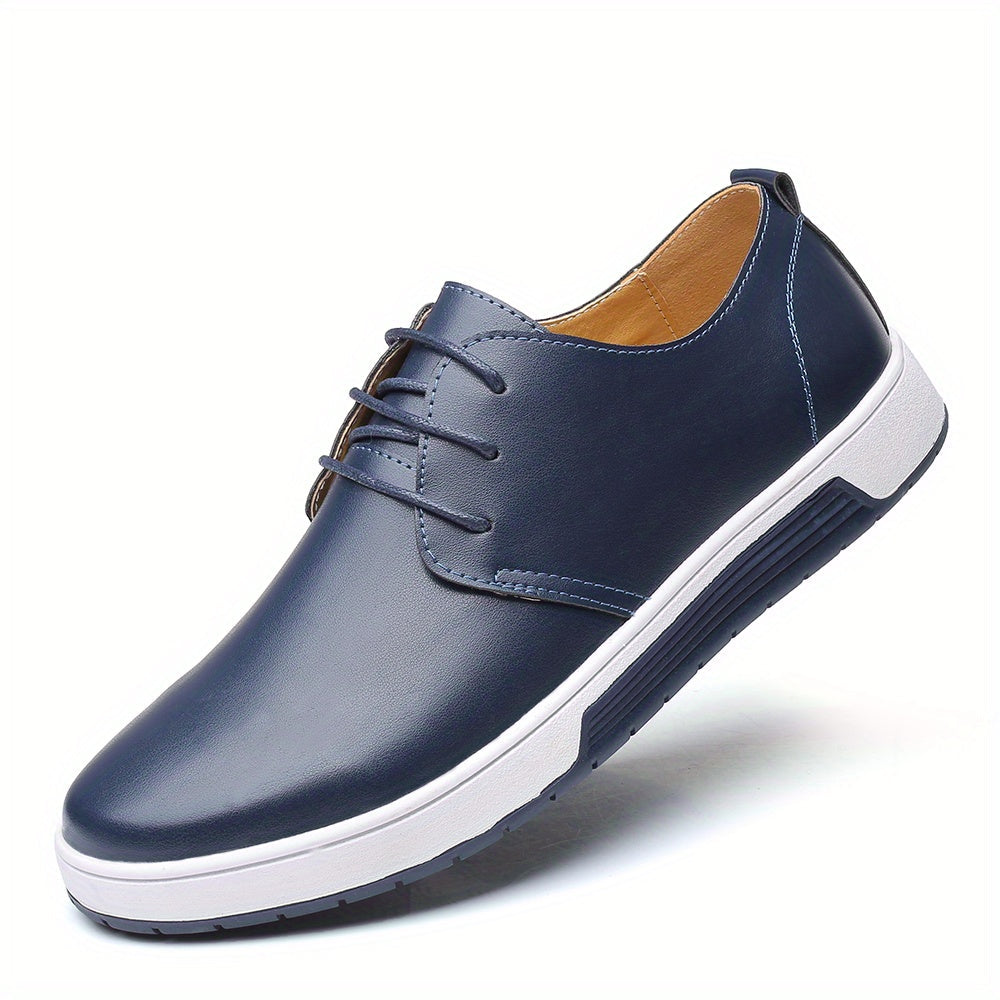 Chaussures homme à lacets perforées - Bleu