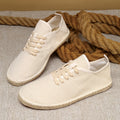 Chaussures homme à lacets tissées - Kaki