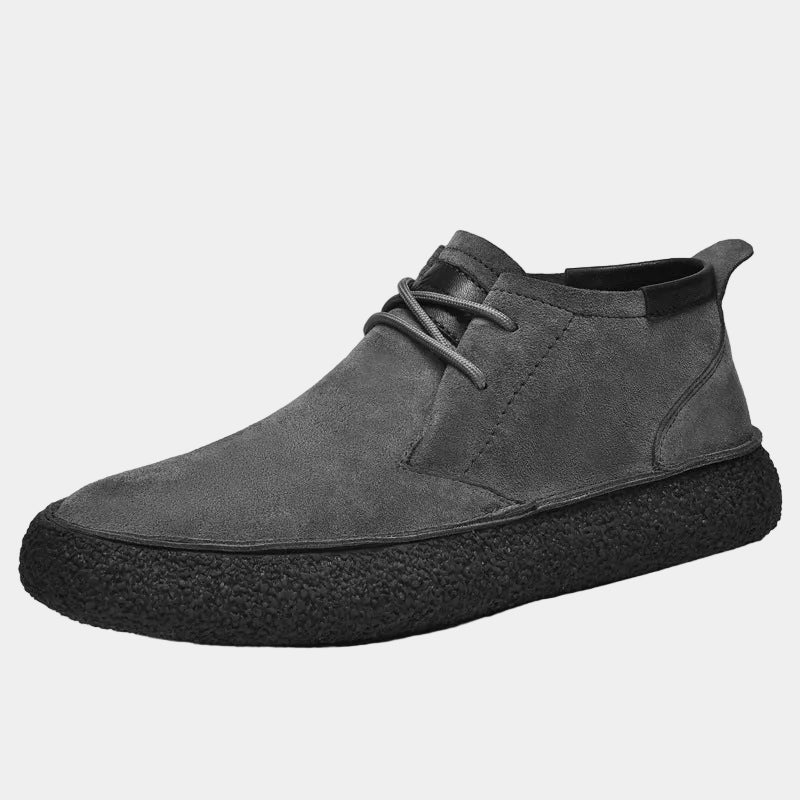 Chaussures homme montantes à lacets - Gris