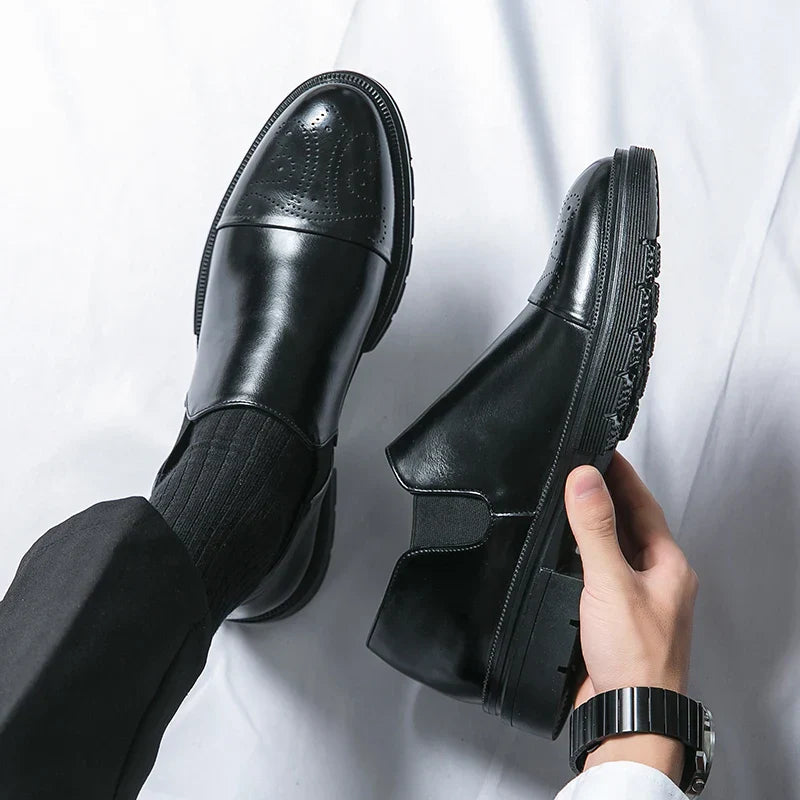 Chaussures homme perforées - image 4