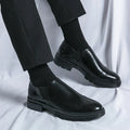 Chaussures homme perforées - Noir