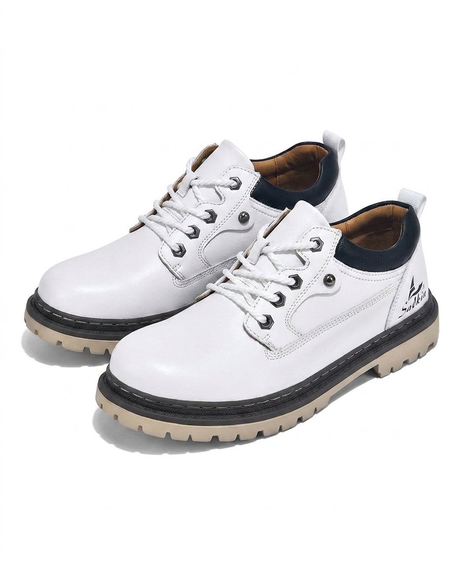 Chaussures homme semelle crantée - Blanc