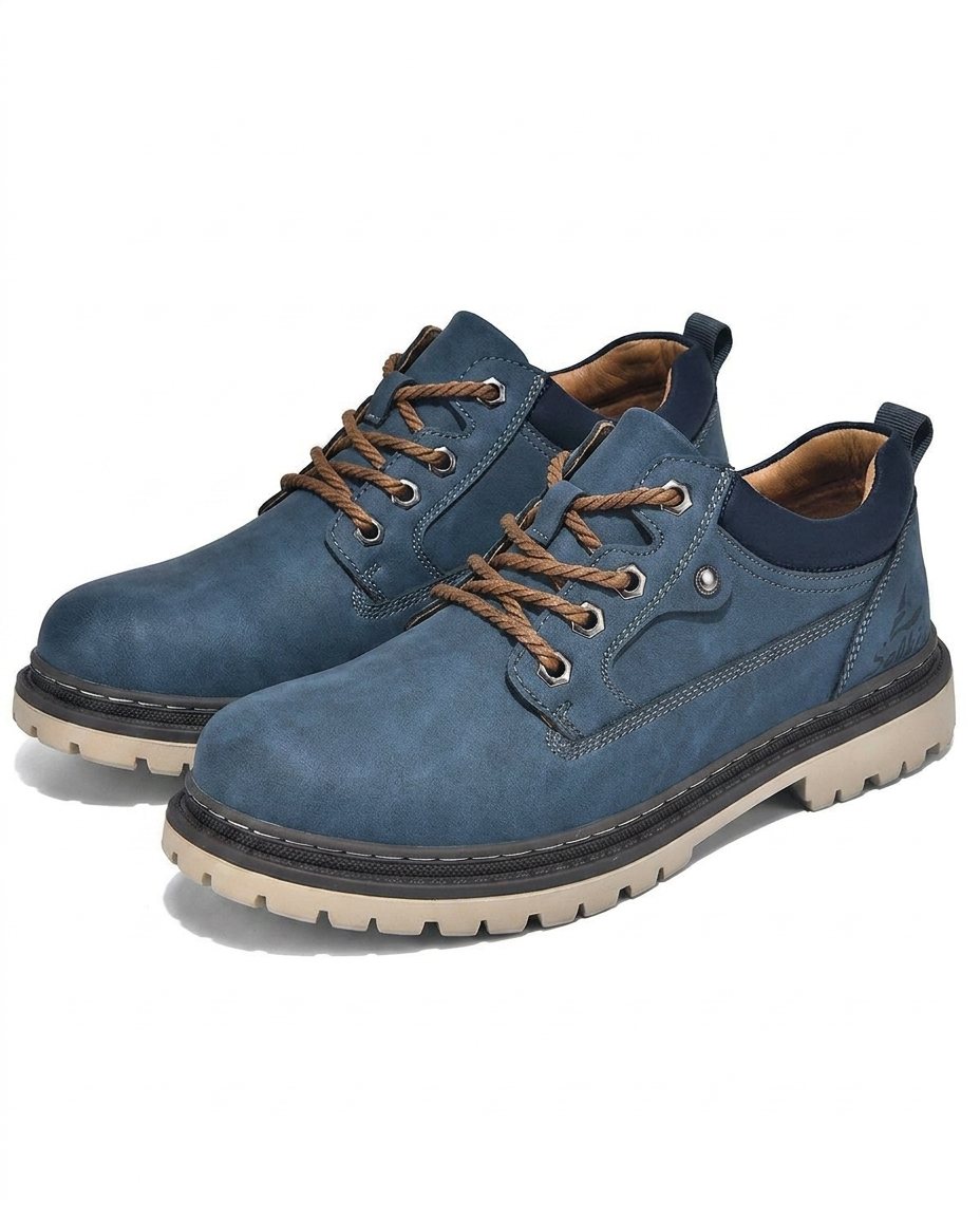 Chaussures homme semelle crantée - Bleu