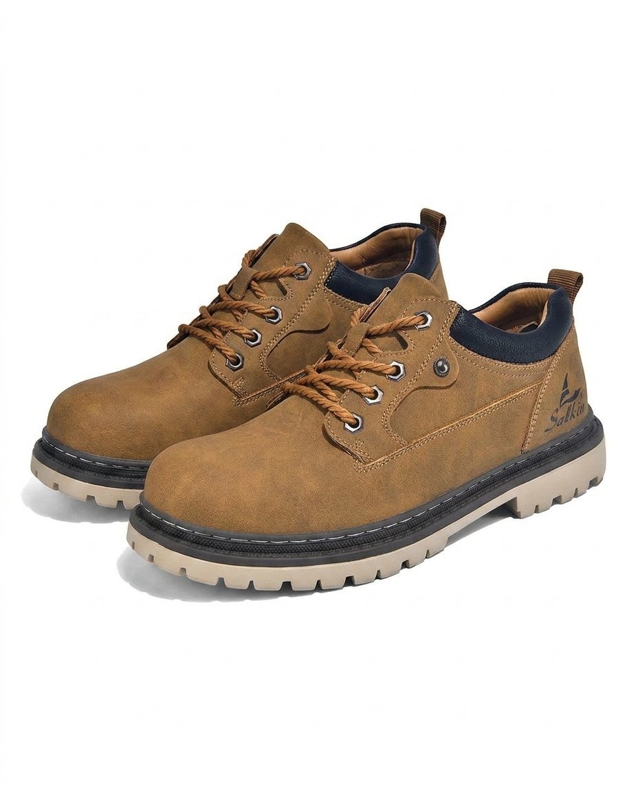 Chaussures homme semelle crantée - Marron