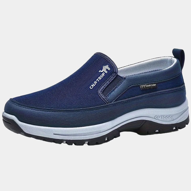 Chaussures homme textile souple - Bleu marine
