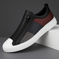 Chaussures homme zippées - Noir Blanc