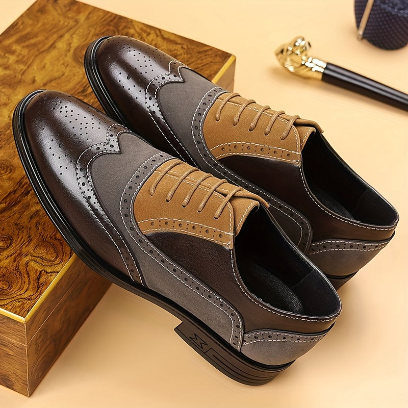 Chaussures richelieu homme bicolores - image 3