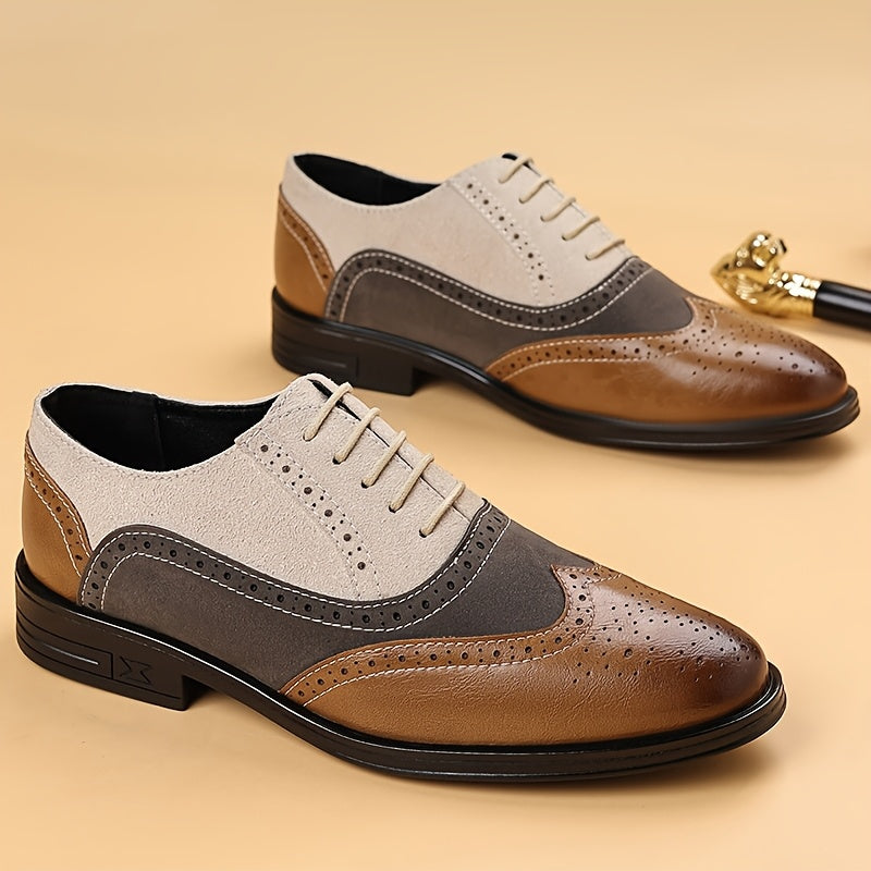 Chaussures richelieu homme bicolores - image 4