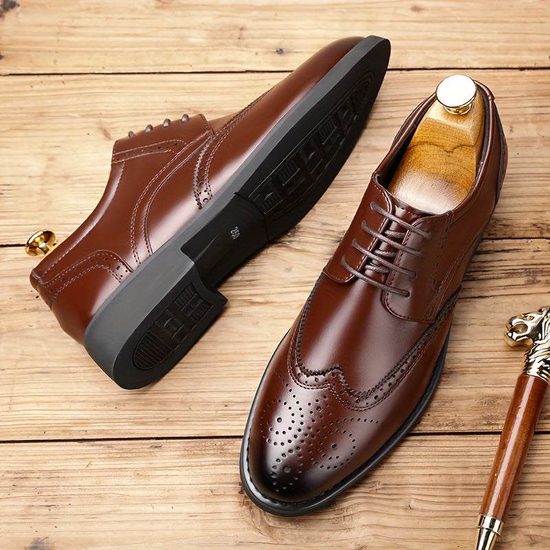 Chaussures richelieu homme perforées - image 3